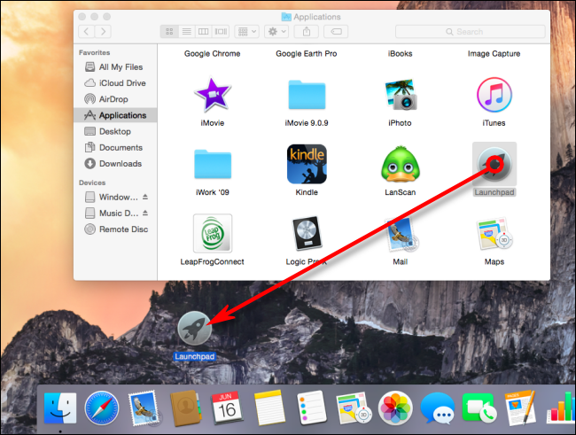 How to add apps to the dock on mac